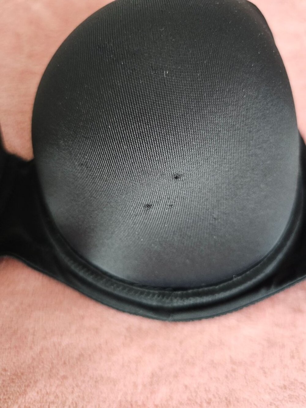 VICTORIA'S SECRET PINK black push-up bra 34DD PRE OWNED - Picture 10 of 11